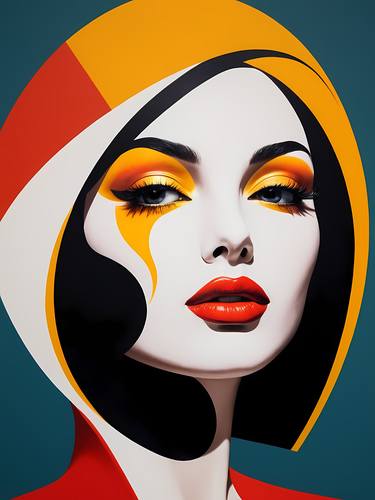 Original Abstract Women Digital by Dmitry O