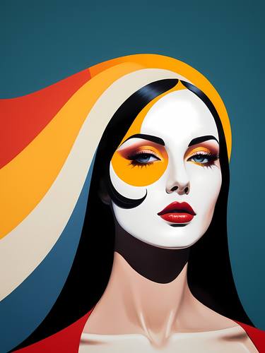 Original Abstract Women Digital by Dmitry O
