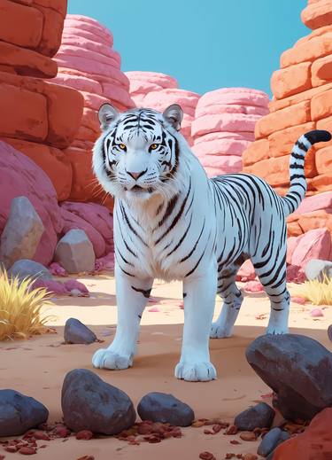 Original Abstract Animal Digital by Dmitry O
