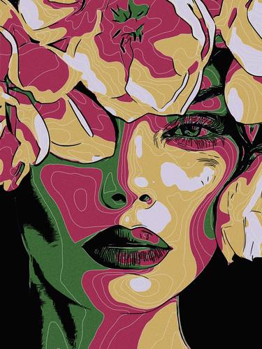 Original Abstract Women Digital by Dmitry O