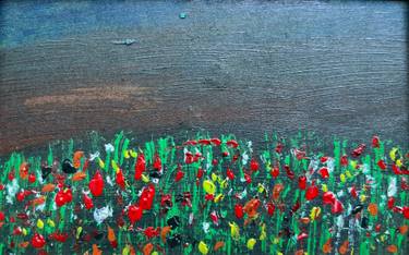 Original Abstract Botanic Painting by Dmitry O