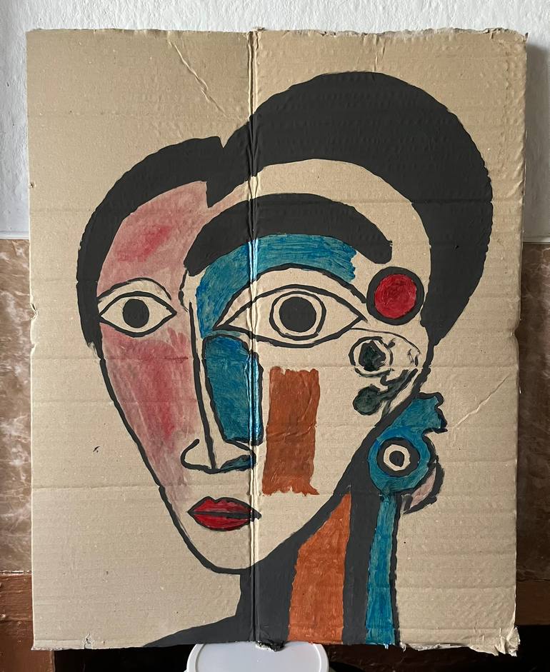 Original Abstract People Painting by Dmitry O