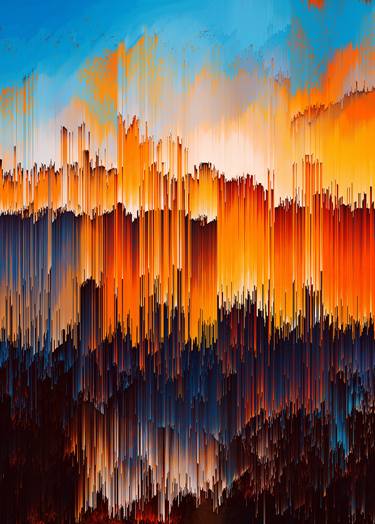 Print of Abstract Digital by Dmitry O