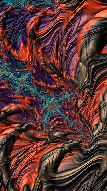 Print of Abstract Expressionism Abstract Digital by Dmitry O