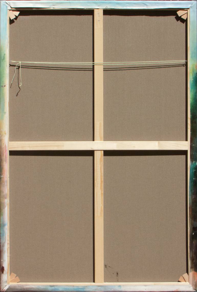 Original Abstract Expressionism Horse Painting by Genevieve Penloup