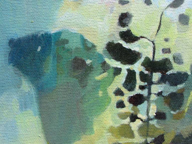 Original Abstract Expressionism Horse Painting by Genevieve Penloup
