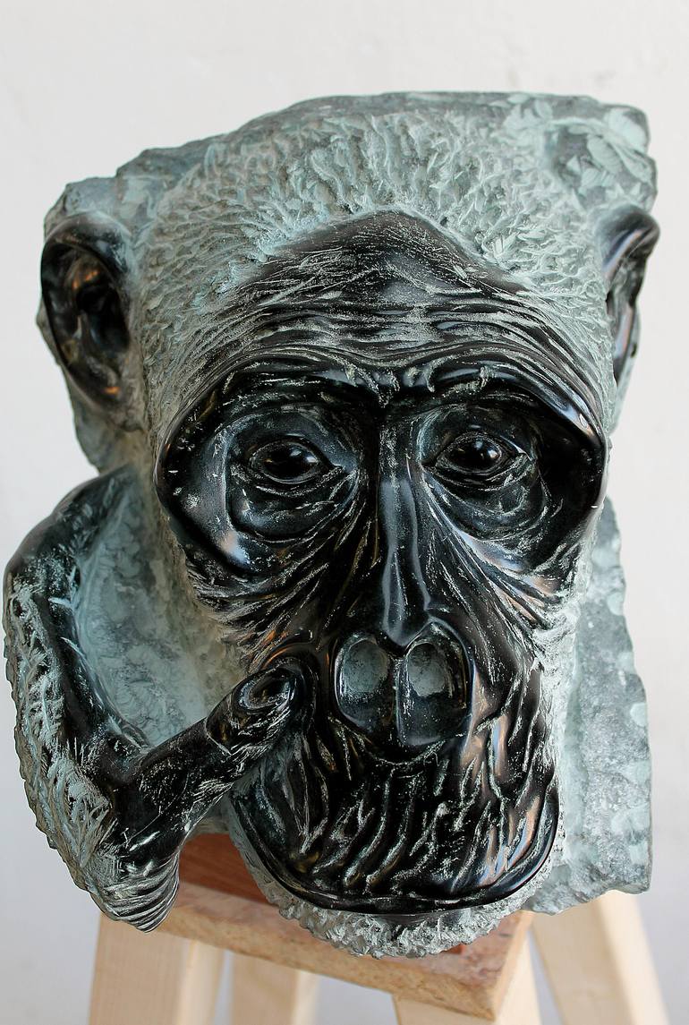 Original Figurative Animal Sculpture by Stef Van Den Heuvel