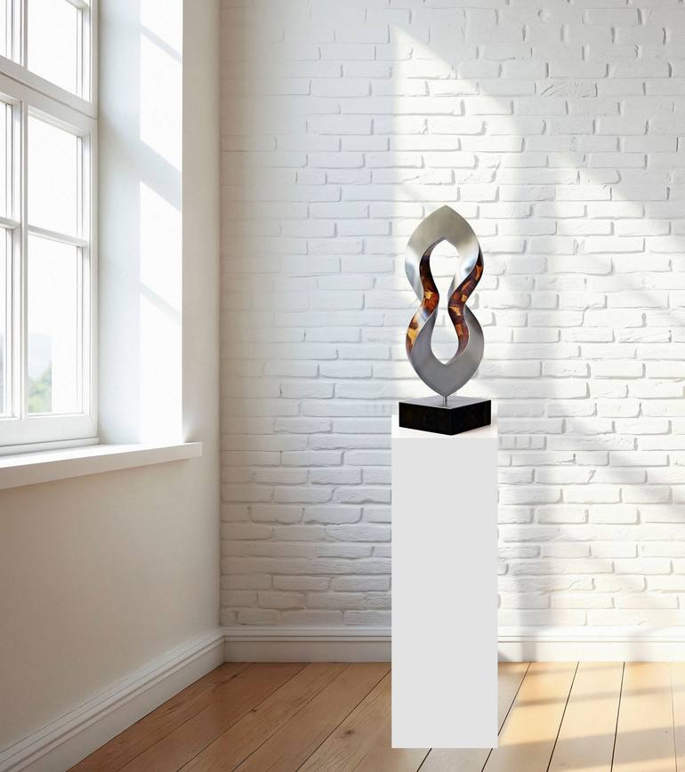 Original Abstract Expressionism Abstract Sculpture by Nikolaus Weiler