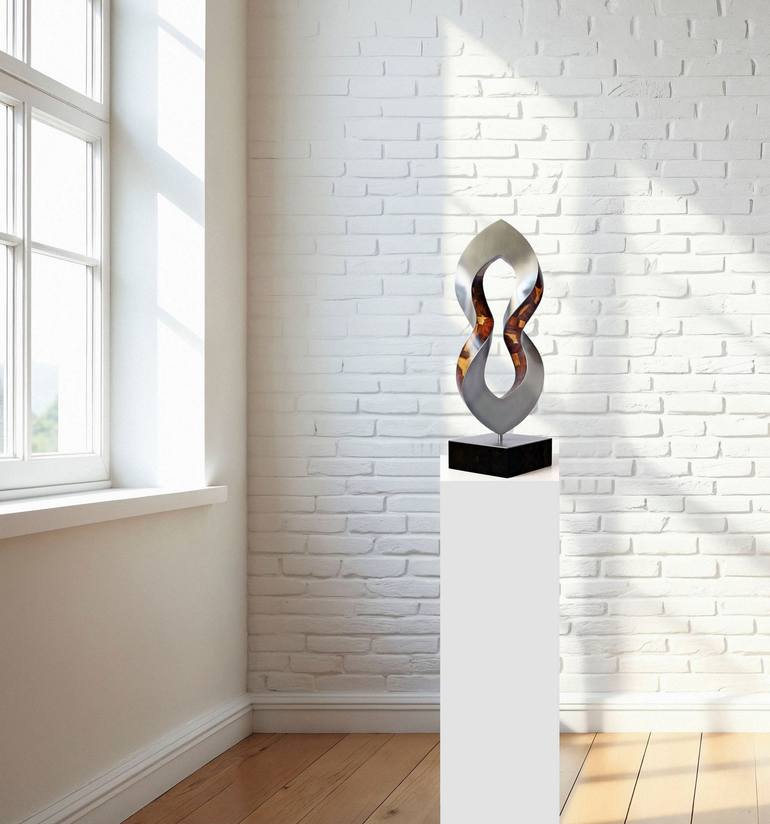 Original Abstract Expressionism Abstract Sculpture by Nikolaus Weiler