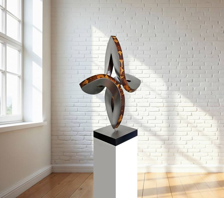 Original Abstract Expressionism Abstract Sculpture by Nikolaus Weiler