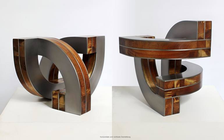 Original Abstract Expressionism Abstract Sculpture by Nikolaus Weiler