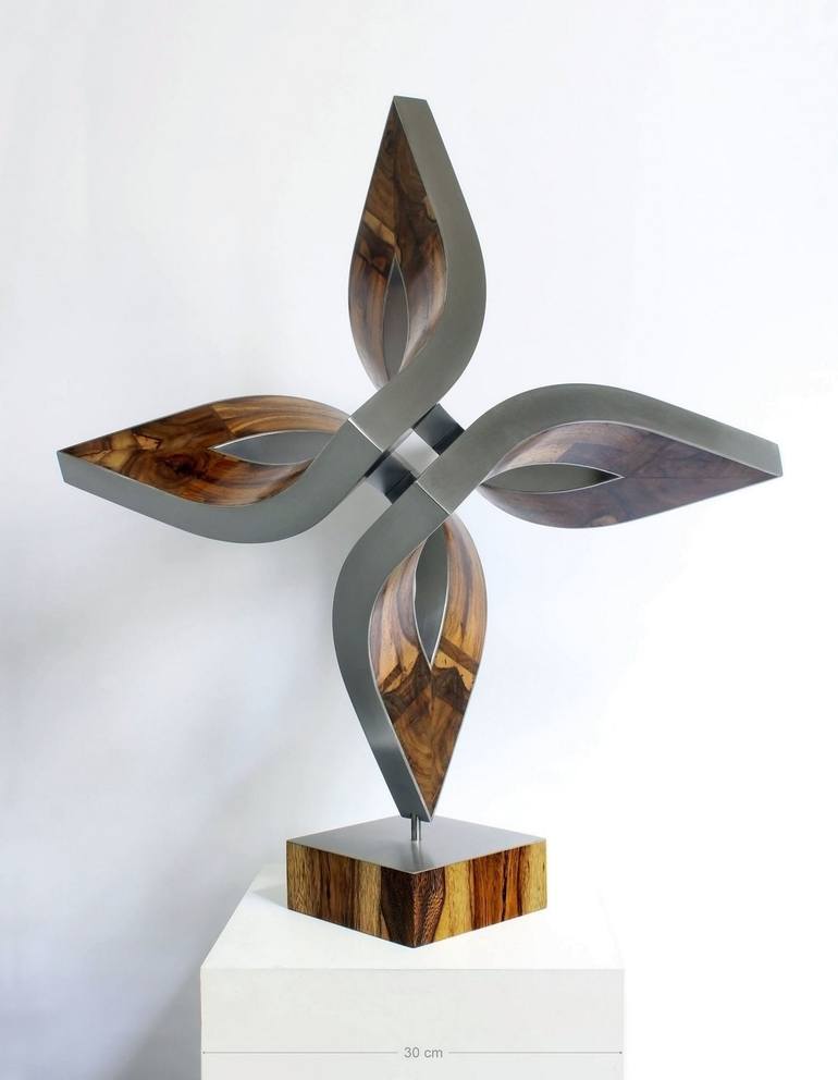 Original Abstract Expressionism Abstract Sculpture by Nikolaus Weiler