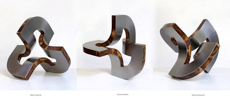 Original Abstract Expressionism Abstract Sculpture by Nikolaus Weiler