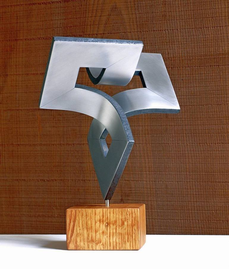 Original Abstract Geometric Sculpture by Nikolaus Weiler