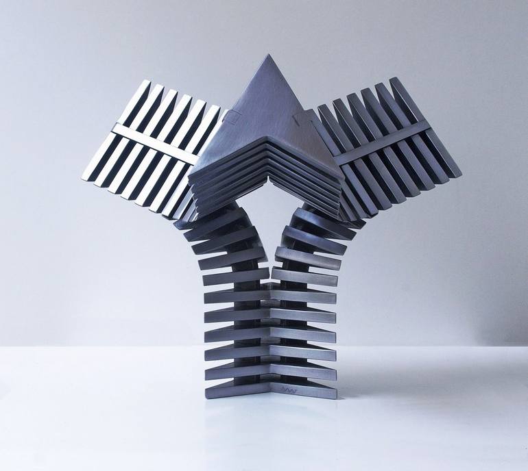 Original Geometric Sculpture by Nikolaus Weiler