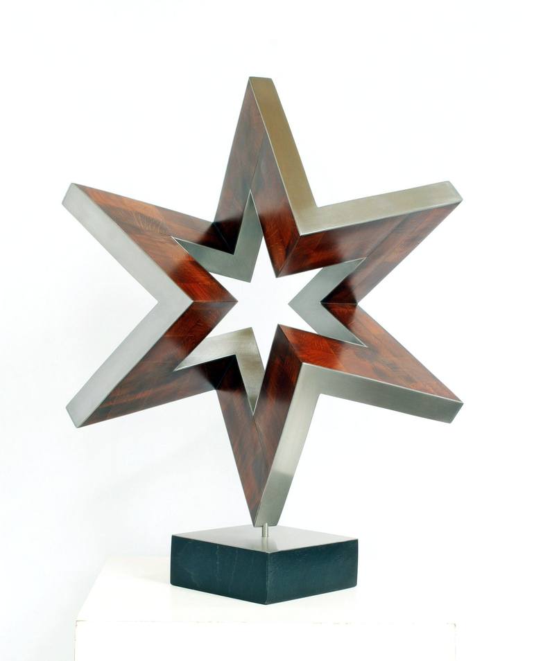 Original Abstract Geometric Sculpture by Nikolaus Weiler