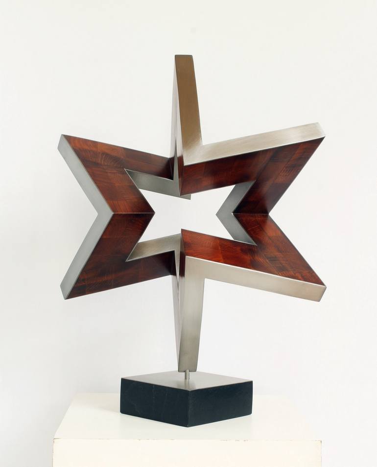 Original Abstract Geometric Sculpture by Nikolaus Weiler