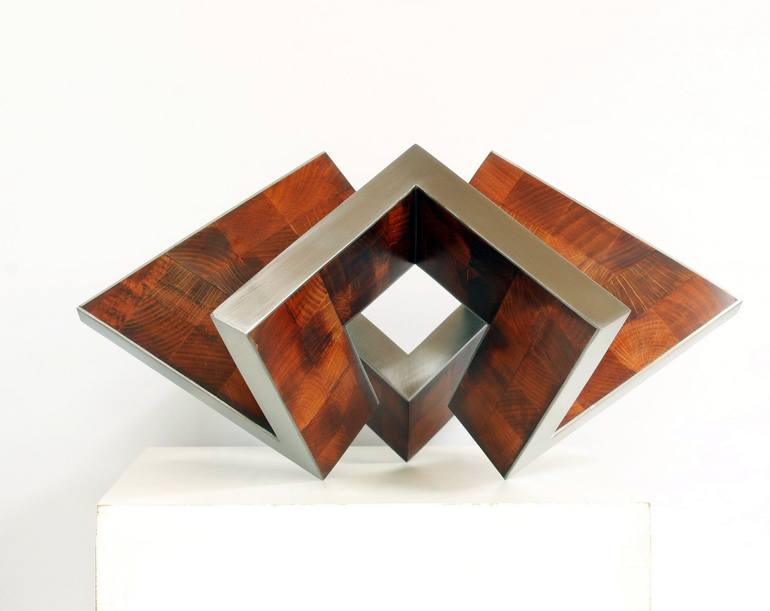 Original Abstract Geometric Sculpture by Nikolaus Weiler