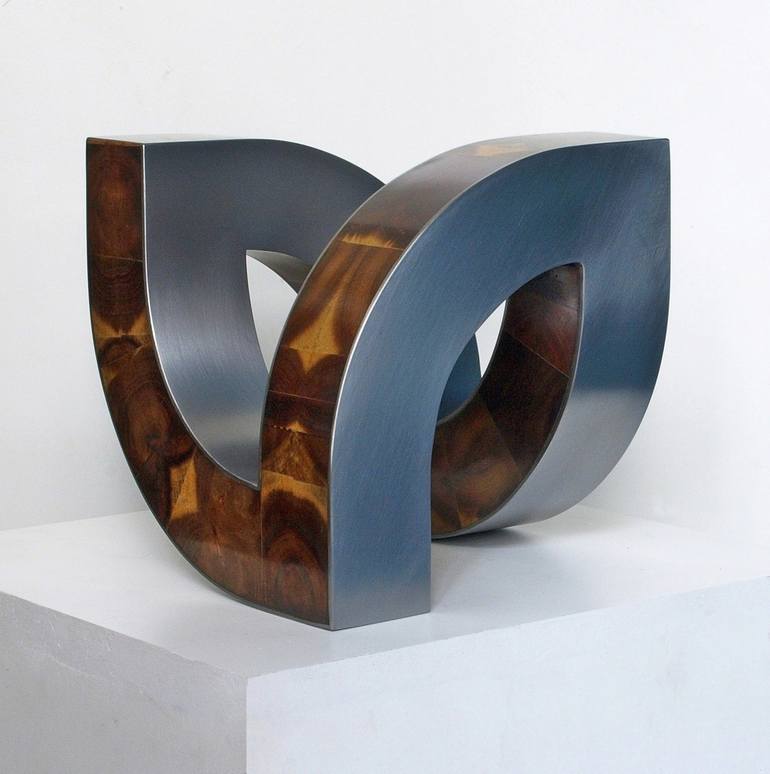 Original Abstract Geometric Sculpture by Nikolaus Weiler