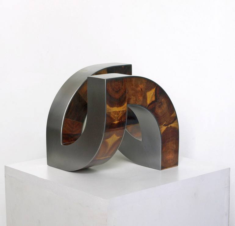 Original Abstract Geometric Sculpture by Nikolaus Weiler