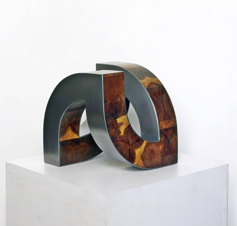 Original Abstract Geometric Sculpture by Nikolaus Weiler