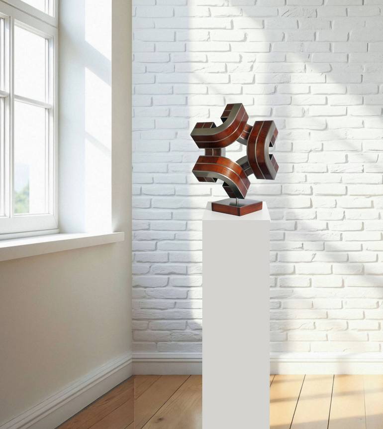 Original Abstract Expressionism Abstract Sculpture by Nikolaus Weiler