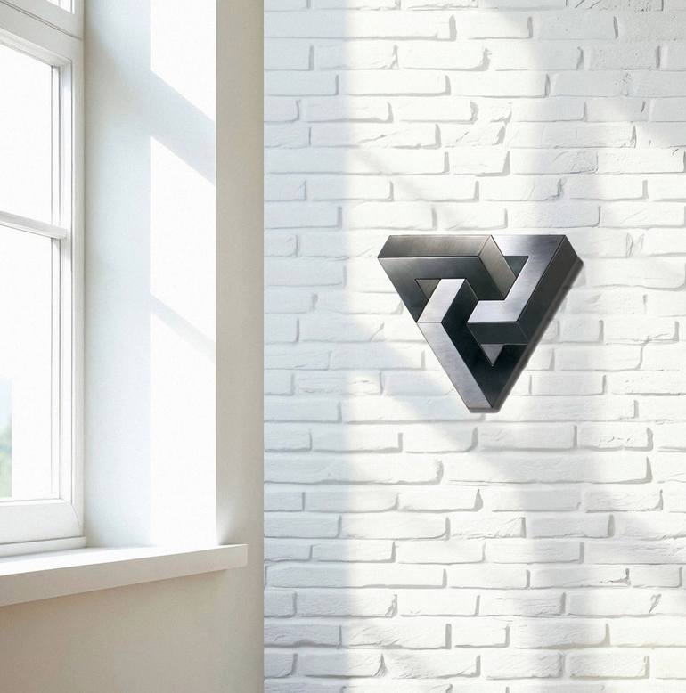 Original Conceptual Abstract Sculpture by Nikolaus Weiler