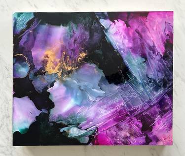 Original Art Deco Abstract Painting by Lisa Anella Payne