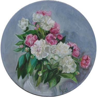 Original Floral Painting by Uliana Khudiak