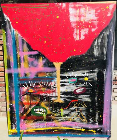 Original Expressionism Abstract Painting by Lanae Jones