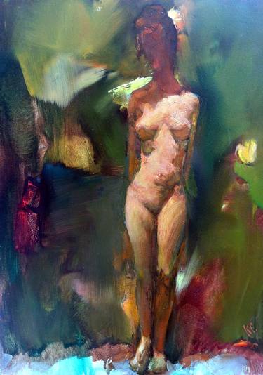 Original Abstract Nude Paintings by Sergey Kisel