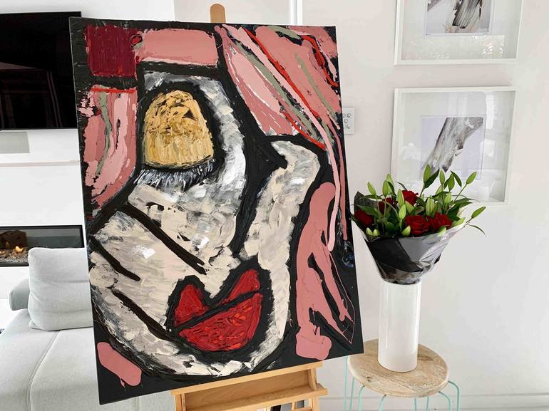 Original Abstract Women Painting by Sarah Jane from Modern Detail By Sarah Jane