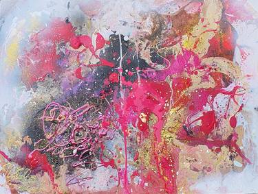 Original Abstract Expressionism Abstract Paintings by Ursula Gnech