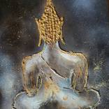 Meeting with Buddha by night by Ursula Gnech