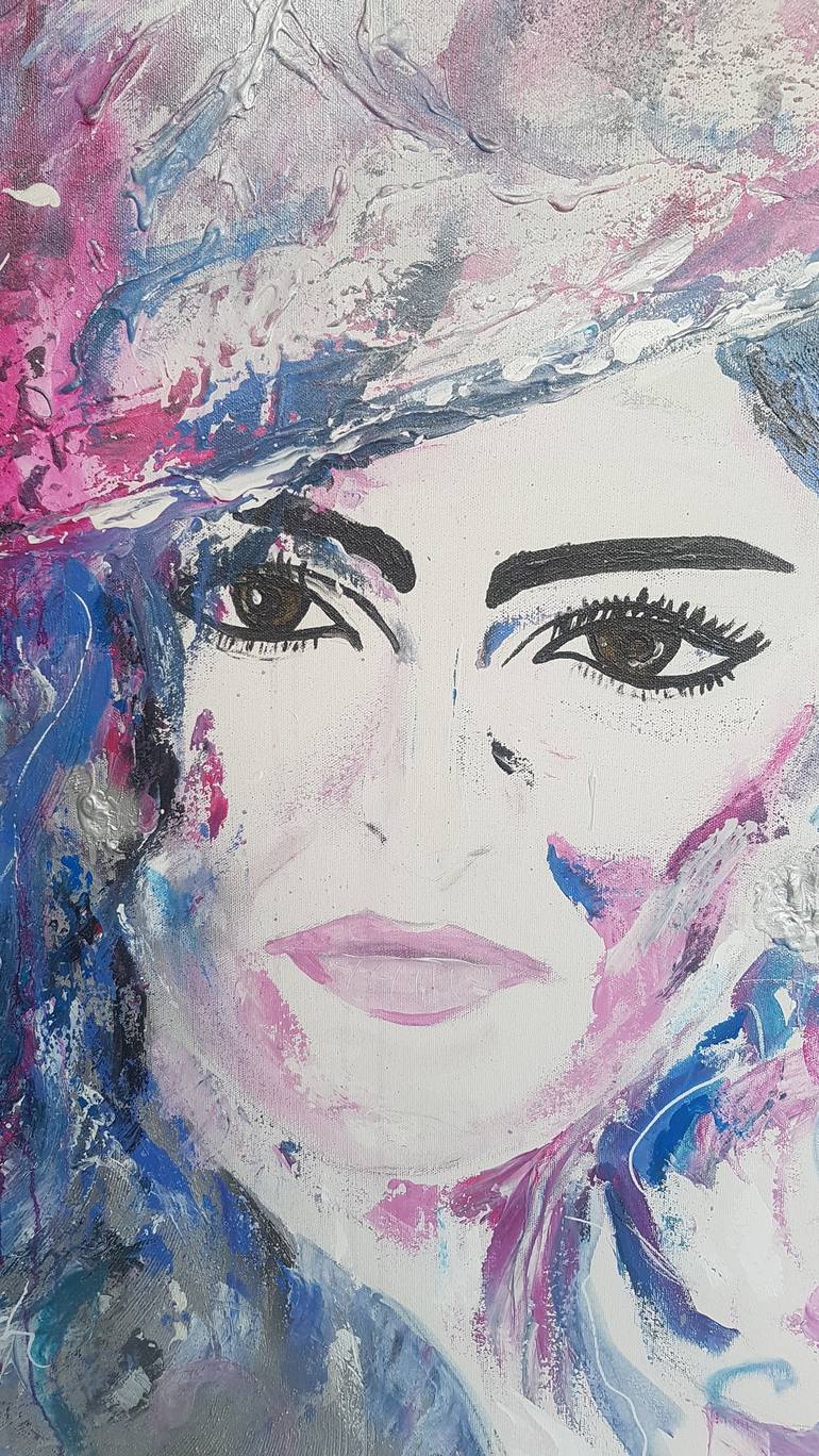 Original Expressionism Portrait Painting by Ursula Gnech