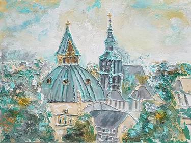 Original Cities Paintings by Ursula Gnech