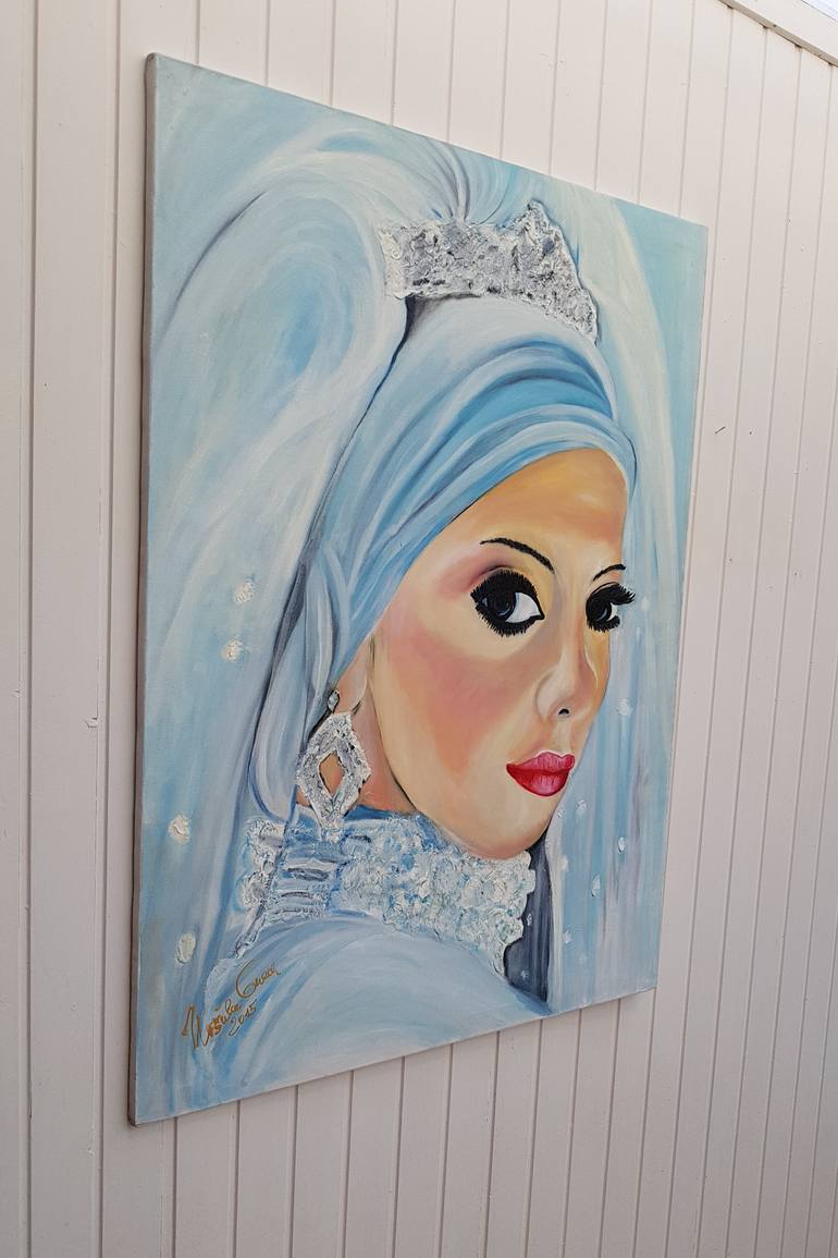 Original Documentary People Painting by Ursula Gnech