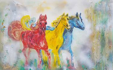 Original Horse Paintings by Ursula Gnech