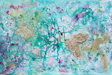 Original Abstract Expressionism Abstract Paintings by Ursula Gnech