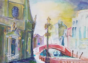 Original Cities Paintings by Ursula Gnech