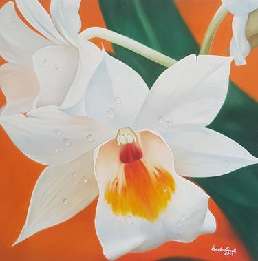 Original Floral Paintings by Ursula Gnech