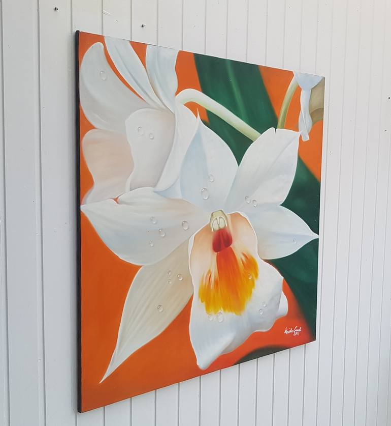 Original Documentary Floral Painting by Ursula Gnech