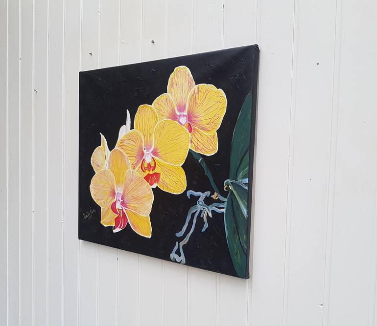 Original Documentary Floral Painting by Ursula Gnech