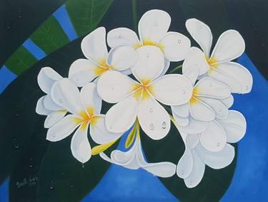 Original Floral Paintings by Ursula Gnech