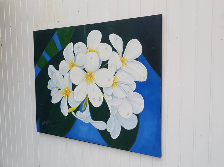 Original Documentary Floral Painting by Ursula Gnech