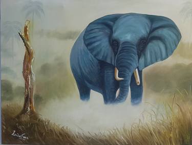 Original Animal Paintings by Ursula Gnech