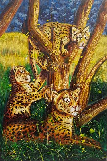 Original Animal Paintings by Ursula Gnech
