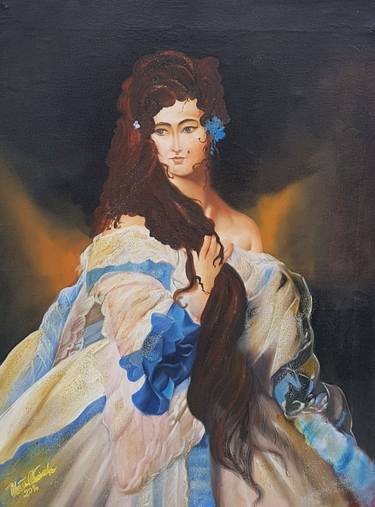 Original Fine Art Portrait Paintings by Ursula Gnech