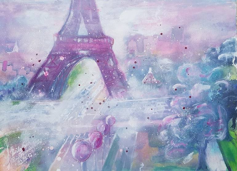 Original Abstract Expressionism Abstract Paintings by Ursula Gnech