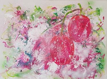 Original Abstract Food & Drink Paintings by Ursula Gnech